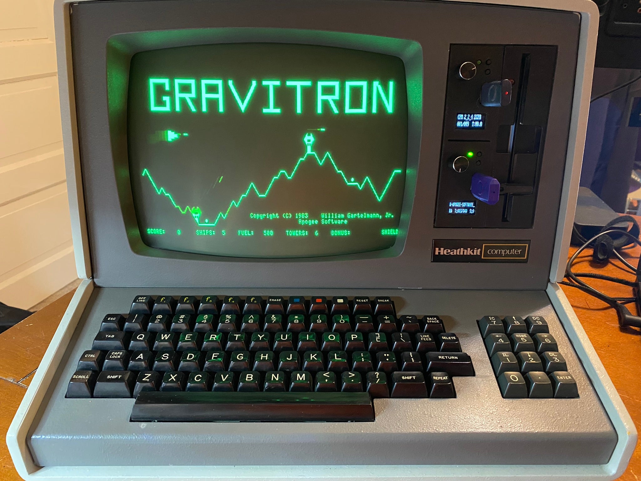 Heathkit H89 with 2 Gotek drives – Bonus Life Computers